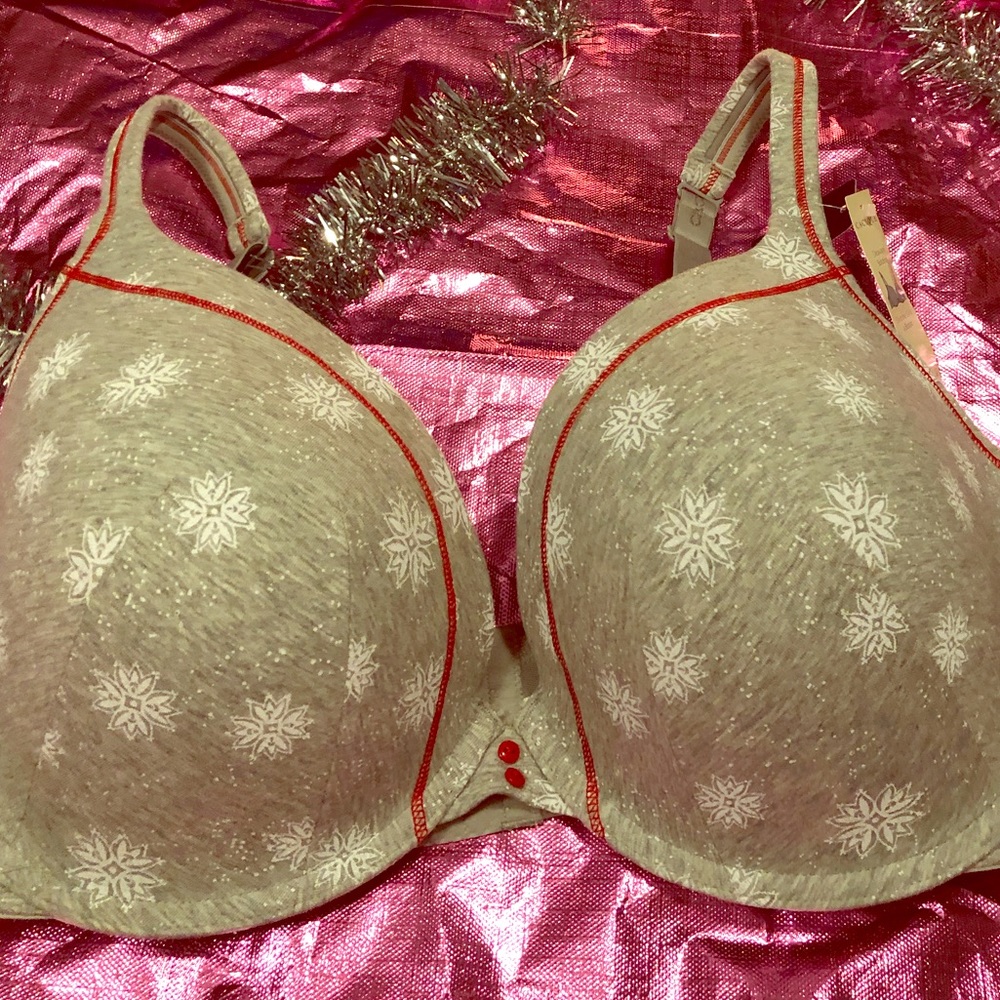 Christmas Cacique bra sz 42f